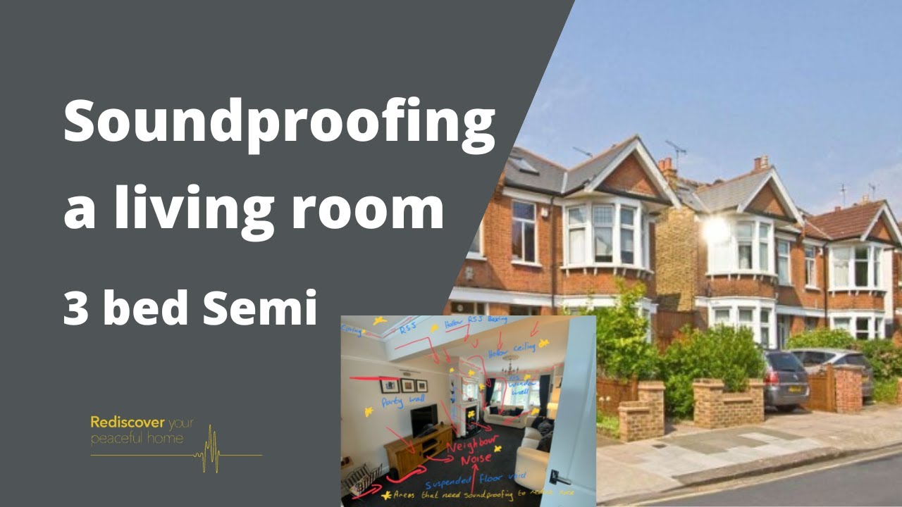 How to Soundproof a room semi detached YouTube