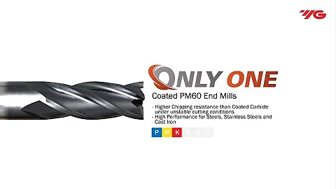 YG-1 Cutting Tools | [Milling] Only One_End Mills_Coated PM60 End Mill