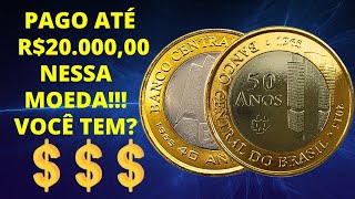 PAGO ATÉ R$20.000,00 NESSA MOEDA!!! (COM ANOMALIAS DESCRITAS NO VÍDEO)