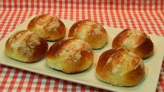 Receta de bollos dulces de pan / Bollos Suizos