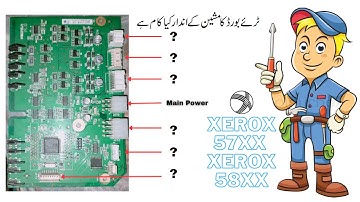 Fuji Xerox Machine Tray Board Detail Video | Xerox Electronics Board Detail Videos WC @Xerox_5855
