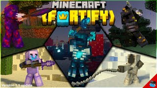 Minecraft Fortify – an Armor, Tools, & Weapons Addon! ||《Minecraft Bedrock Addons》