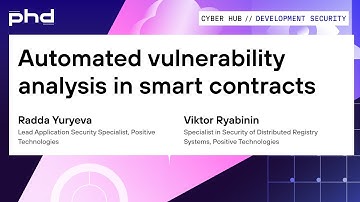 Automated vulnerability analysis in smart contracts