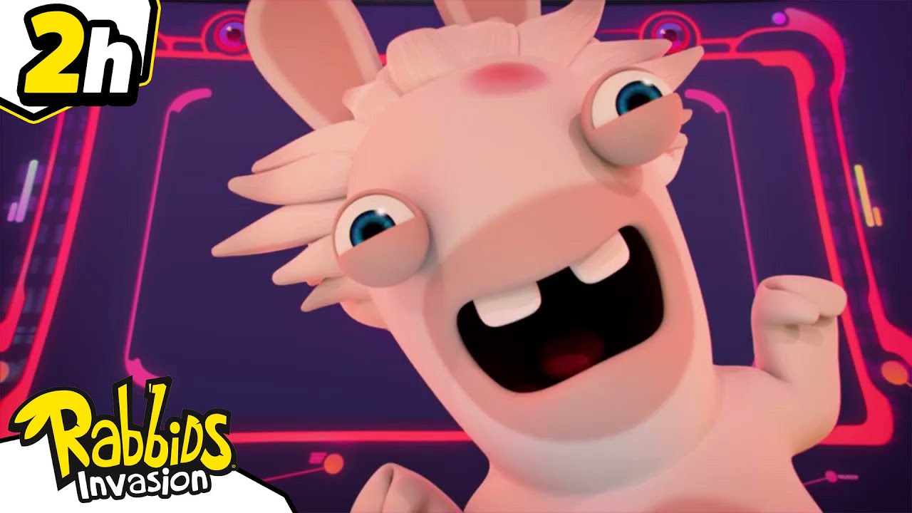 Mad Scientist returns! | RABBIDS INVASION 🐰 | 2H Compilation | Cartoon ...
