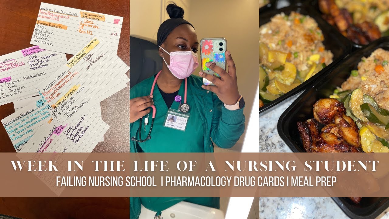 WEEK IN THE LIFE OF NURSING STUDENT VLOG I IM FAILING NURSING SCHOOL I ...