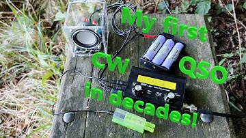 My first CW QSO in decades... | HamRadio