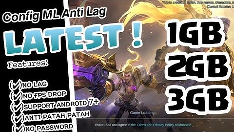 Config ML Anti Lag 60Fps No fps drop - MLBB