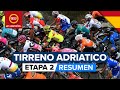 Tirreno-Adriático 2022 Resumen Etapa 2