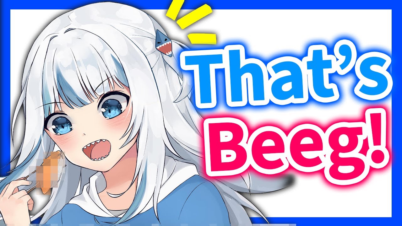 Gura being Dangerously Out of Contexn't | Measuring Weenus on Stream【Gawr Gura / HololiveEN】