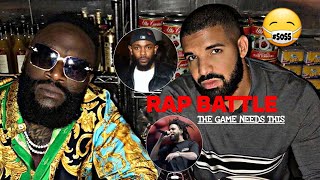 RAP BATTLE - Drake, Rick Ross, Kendrick Lamar, J Cole!