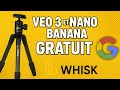 IA Nano Banana &amp; Veo 3 GRATUIT avec AI Google WHISK !!📹🍌🎬🤖🌅