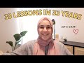33 lessons in 33 years 