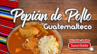 Receta como preparar Pepian Chapin