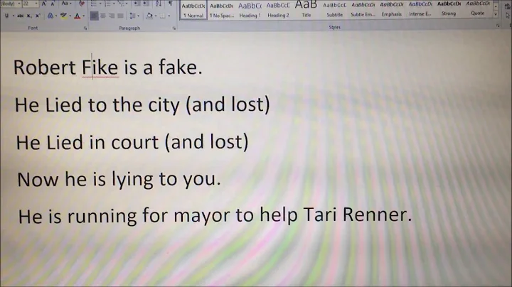 Robert Fike hates Ian Bayne