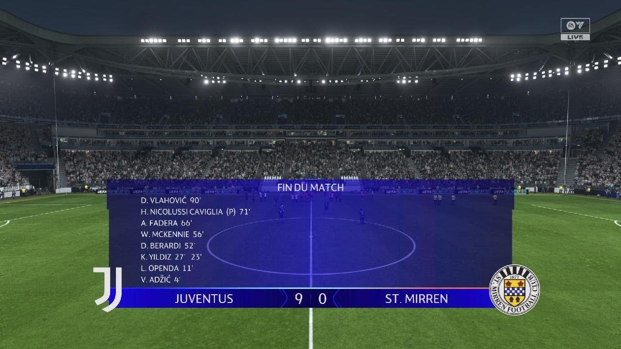 FC26 / UCL / JUVENTUS VS ST MIRREN