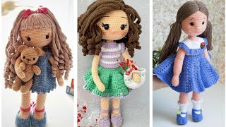 50 adorable Amigurumi toy collection ideas || crochet doll design ||   #easypaperart #crochet #knit