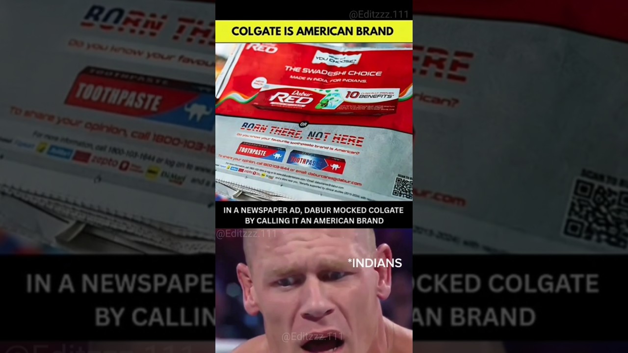 Dabur Trolls Colgate — Calls It an American Brand 🇺🇸😂 