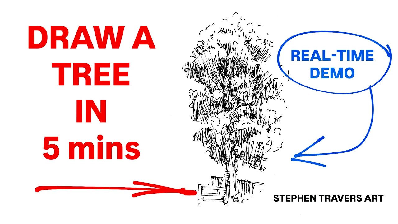 Задание «Нарисуй дерево всего за 5 минут»!
