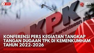 Konferensi Pers Kegiatan Tangkap Tangan Dugaan Tpk Di Kemenkumham Tahun 20222026  Breaking News