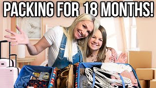PACKING TO LEAVE FOR 18 MONTHS! *saying goodbye to our daughter* 😢
