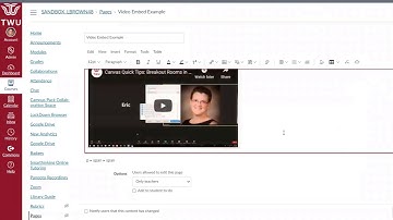 Canvas Quick Tips: How to Embed Links Into Your Canvas Pages