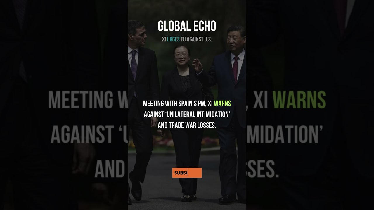 Xi Urges EU To Resist U S Tariffs Tradewars Xijinping China Europeanunion Europe News