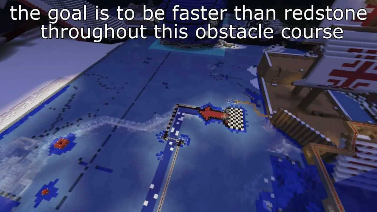 Minecraft Redstone Race Stage 1 - YouTube