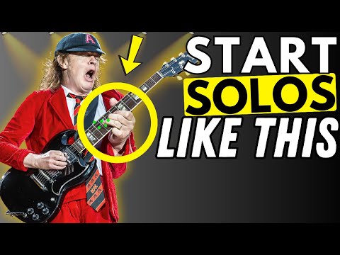 7 ICONIC Ways To Start Every Solo | Slash, Jimi Hendrix, Neal Schon, Angus Young….