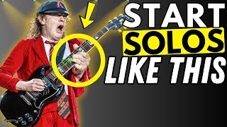 7 ICONIC Ways To Start Every Solo | Slash, Jimi Hendrix, Neal Schon, Angus Young….