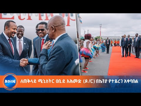ለጠቅላይ ሚኒስትር ዐቢይ አሕመድ ዶ ር እና ልዑካን ቡድናቸው በናይሮቢ ኬንያ የተደረገ አቀባበል