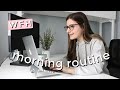 WORK MORNING ROUTINE 2021 | Work From Home 9-5 Job in Toronto