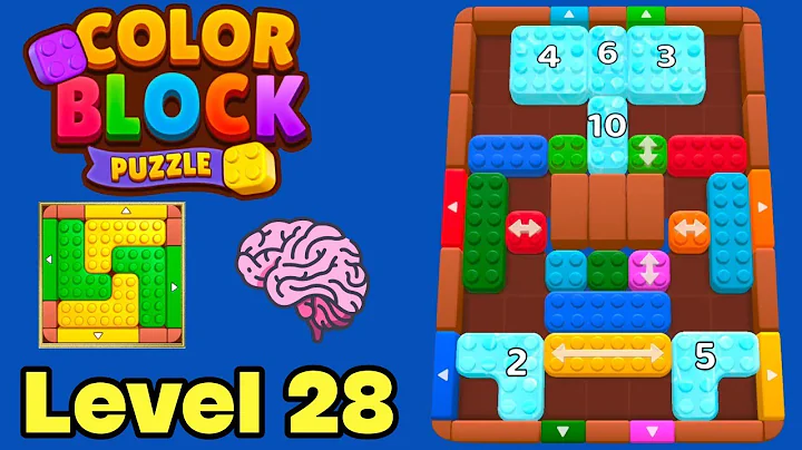 Color block puzzle 3d jam level 28 solution walkthrough 