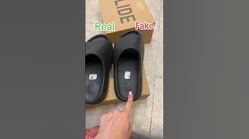 FAKE Yeezy Slides!???! #scam #fake #yeezy #sneakers