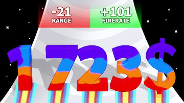DIGIT SHOOTER 3D: Number Run - Level Up All Games (New Update - 02)