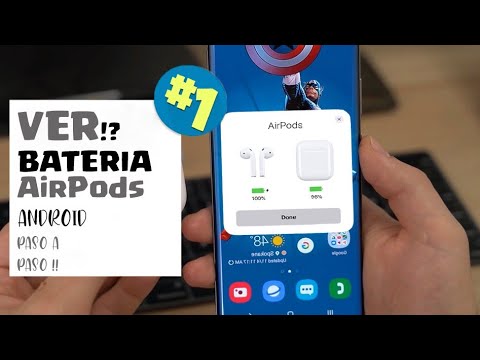 VER BATERIA DE LOS AIRPODS EN ANDROID - COMO VER LA BATERIA DE CADA ...