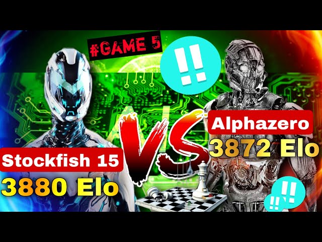 Stockfish (3525 ELO) vs AlphaZero (3460 ELO) 