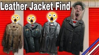 Found Vintage Leather Jackets ABANDONED in a Locker / Storage Wars Norwalk / Extreme Unboxing