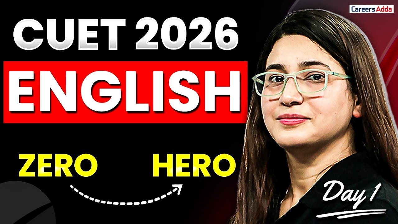CUET English Preparation 2026 | Complete CUET English in One Shot ...