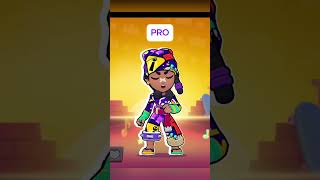 Noob VS pro VS hacker VS god versión Brawl stars | #brawlstars #noobvspro #dance #shutupchallenge