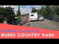 Gridlock Arriving At Burrs Country Park Caravan & Motorhome Club Site