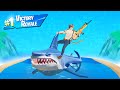 VICTORY ROYALE While ONLY RIDING A SHARK! (Fortnite Season 3)