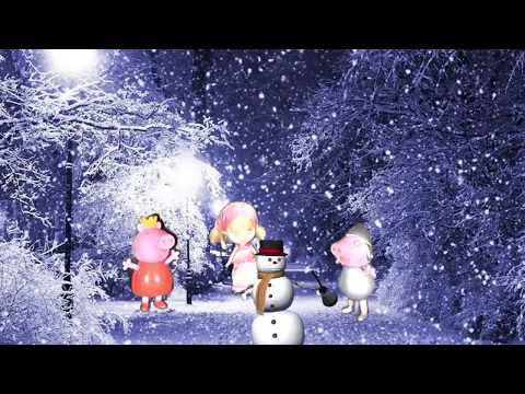 Лепим снеговика. Мультик