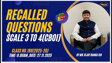 Recalled Questions Scale 3 to 4 CBoI Exam dtd  23 11 2025 Part 2