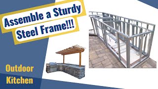 The Secret to a RockSolid Outdoor Kitchen Steel Frame Base