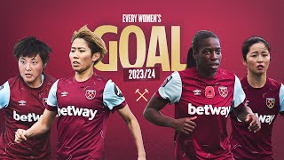 Every West Ham United Women&#39;s Goal | 2023/24 Season