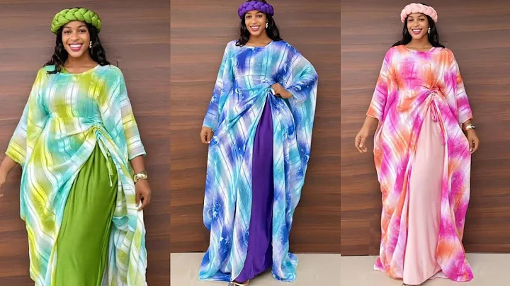 How to Cut and Sew a CAFTAN/BUBU Dress with a Tight Waist and front Slit ❤️ #short #diy