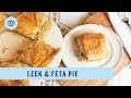 Prassopita: Greek Style Leek & Feta Cheese Pie