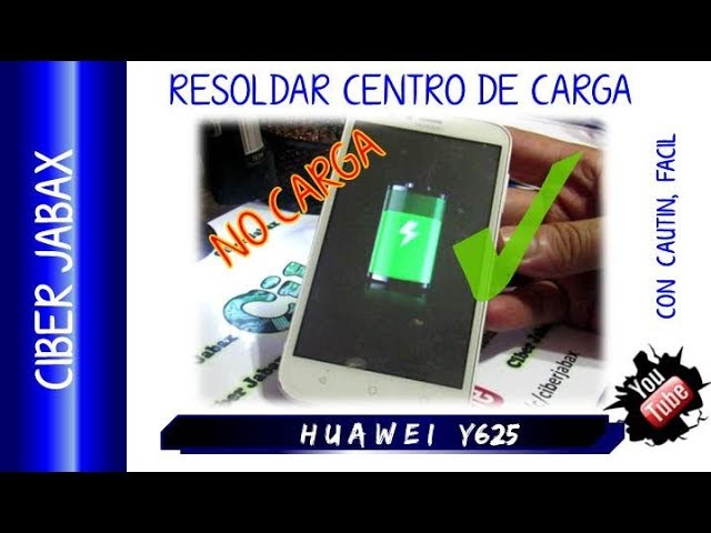 Huawei no enciende y no carga, solución huawei Y625 - YouTube