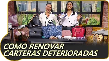 ¿Cómo se arregla un bolso de piel desgastado?