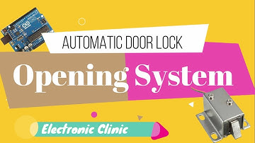 Arduino Project: Automatic Electronic Door Lock using Infrared Sensor " touch less door lock system"
